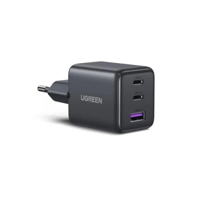 Afbeelding van UGREEN usb c Charger 30W 3 poorts iPhone adapter GaN II lader PD snellader compatibel met 16, 16 Pro, Pro Max, 15, 15 14, 13, 12, iPad, Galaxy S24, S23 Pixel 9