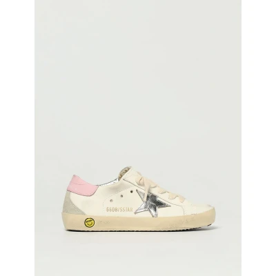 Afbeelding van Leather Upper Sneakers with Lace up Closure and Rubber Sole Kids