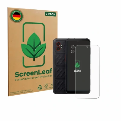 Afbeelding van ScreenLeaf Screenprotector voor Samsung Galaxy XCover 7 Pro (Voor+Camera) Duurzame schermbescherming Folie Beschermfolie transparant (2 Stuks)