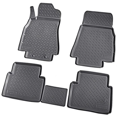 Afbeelding van Recambo 3D rubberen vloermatten geschikt voor Mercedes B Klasse W245 2005 2011 pasvorm + rand