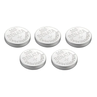 Afbeelding van Renata enkel horloge Batterij 399, SR927SW, AG7 1.5V (5 x 399 of SR 927 SW)