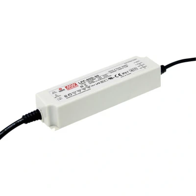 Afbeelding van Mean Well LPF 60D 54 LED driver, transformator Constante spanning, stroomsterkte 60 W 1.12 A 32.4 V/DC Dimbaar, PFC schakeling,