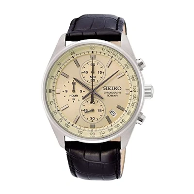 Afbeelding van Seiko herenhorloge Quartz Chronograaf 41,5 mm SSB383P1