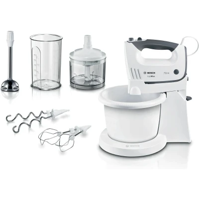 Afbeelding van Bosch MFQ37490 mixer Handmixer 750 W Grijs, Wit