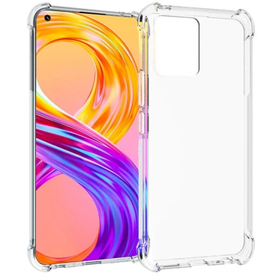 Afbeelding van Realme 8 Pro Hoesje Siliconen en TPU (zacht) iMoshion Softcase/Backcover Transparant Telefoonhoesje