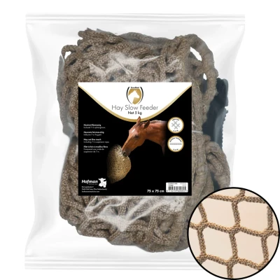 Afbeelding van Excellent Hay Slowfeeder net 5 kg (5 mm dik, maaswijdte 45 mm) One Size Natural