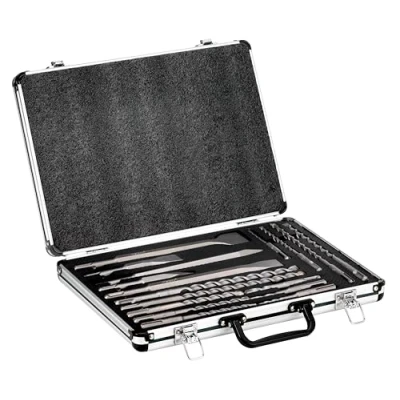 Afbeelding van Metabo 628414000 17 Delige SDS Plus boren en beitel set in aluminium koffer