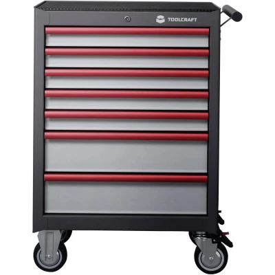 Afbeelding van TOOLCRAFT 887089 Werkplaatswagen Kleur (specifiek): Grijs, Antraciet, Rood