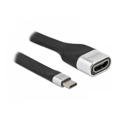 Afbeelding van Delock FPC lintkabel USB Type C™ naar HDMI (DP Alt Mode) 4K 60 Hz 14