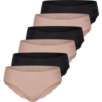 Afbeelding van Sloggi 6 PACK Slip Braun dark combination, Dames, Maat: Small, combination