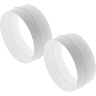 Afbeelding van Vent Systems 6&quot; Inch Pack van 2 Mannelijke Fit in line Air Duct Koppelingen voor Pijp Rechte Inline Ventilatie Plastic Kanaal Connector Koeling Verwarming HVAC