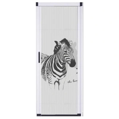 Afbeelding van Vouwdeur Harmonicadeuren Binnen Wit 90 100 200 Cm Lang, Accordeonvouwdeur met Honingraatgordijn en Aluminium Frame, Patroon Aanpassen, Makkelijk te Installeren(36x80in(91.4x203cm))