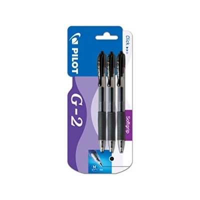Afbeelding van Gelschrijver PILOT G2 zwart 0.32mm blister à 3 stuks
