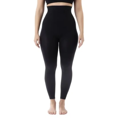 Afbeelding van FarmaCell 133 (Zwart, 2XL/3XL) masserende leggings hoge taille anti cellulitis