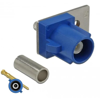 Afbeelding van Delock FAKRA C connector veerpen voor krimpen 1 voorgeperforeerd gat