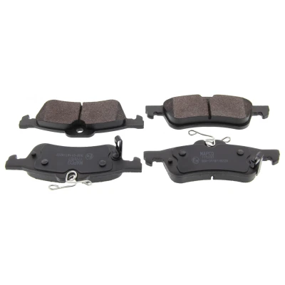 Afbeelding van MAPCO 6871 Remblokkenset Achteras Met akoestische slijtagewaarschuwing anti kreukplaat TOYOTA: Yaris II Hatchback, III Hatchback