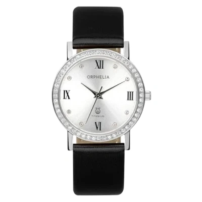 Afbeelding van Orphelia 122 1723 84 Horloge Leer Zwart 33 mm
