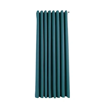 Afbeelding van Gardinenbox Ondoorzichtig »NewYork« petrol H x B 245 295 cm 1 pack thermo gordijn verduisteringsgordijn blackout oogjes geluidsisolerend Öko Tex UV bescherming vouwhouder 201920600