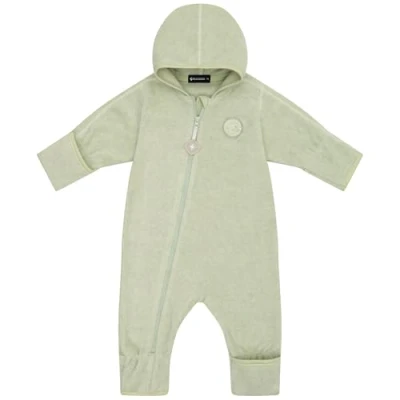 Afbeelding van Höhenhorn Ibex baby fleece overall winter herfst rompertje kleine kinderen met capuchon, groen, 68