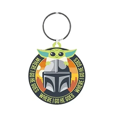 Afbeelding van Star Wars The Mandalorian Rubber Keychain