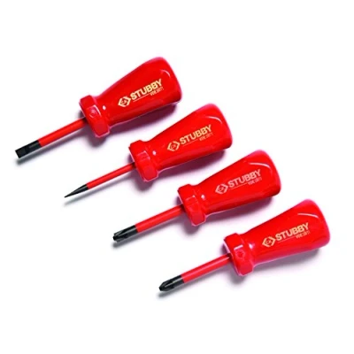 Afbeelding van C.K T48349 Stubby VDE/1000 V Slim schroevendraaierset 4 delig