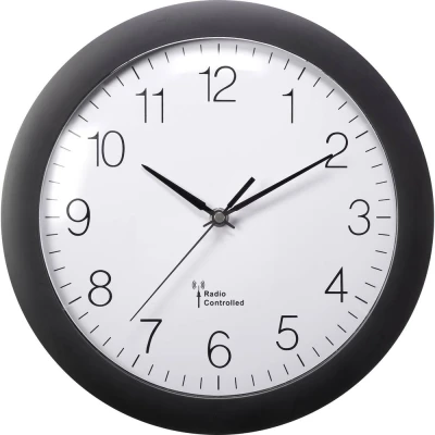 Afbeelding van MXP3601B Wandklok Zendergestuurd 300 mm x 56 Zwart