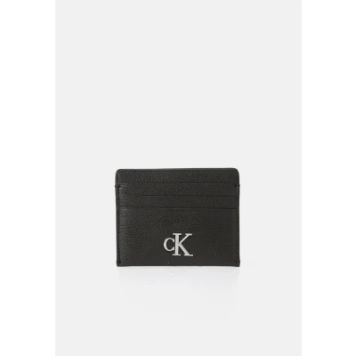 Afbeelding van Calvin Klein Jeans Minimal Monogram Cardcase Unisex Portemonnee, Maat: One Size, Black