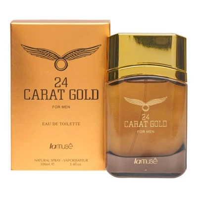 Afbeelding van Lamuse 24 Carat Gold for men edt 100ml