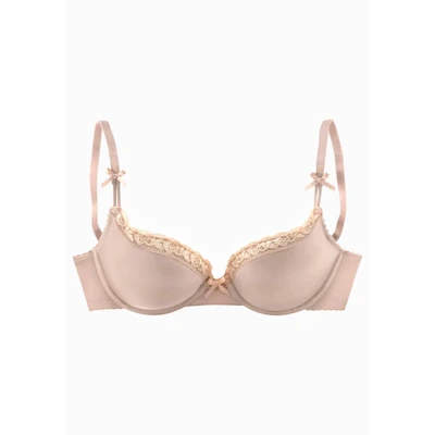 Afbeelding van s.Oliver Push up beha voor dames, met kant en uitneembare pads, Nude (4620), 80A