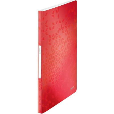 Afbeelding van Leitz WOW showalbum A4, 40 hoezen, rood 10 stuks