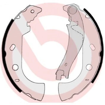 Afbeelding van Brembo Remschoen set S 23 514