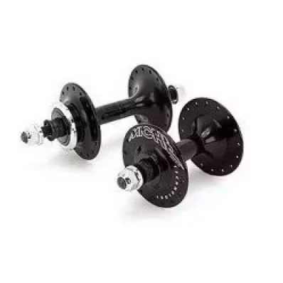 Afbeelding van Miche Naafset Pista V+A 32g met hoge flens zwart