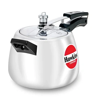 Afbeelding van Hawkins Contura 4 liter snelkookpan, Handi Fornuis, zilver (HC40)