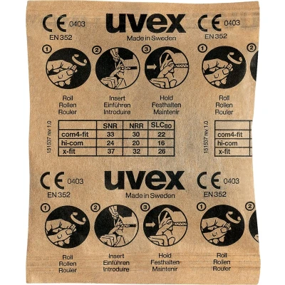 Afbeelding van uvex 2112087 x fit Oordoppen 37 dB Eenmalig gebruik EN 352 2 100 paar