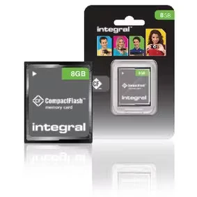 Afbeelding van CF (Compact Flash) Geheugenkaart 8 GB Integral
