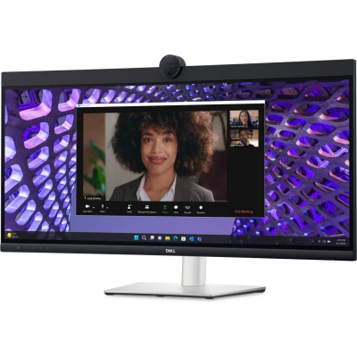 Afbeelding van Dell P Series P3424WEB 34 Wide Quad HD USB C 90W IPS Monitor Zwart, Zilver