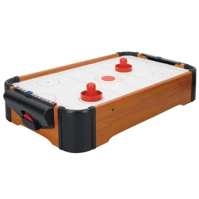 Afbeelding van ColorBaby 46614, houten tafelhockeyset, 56 x 31 10 cm, 2 schuivers van vilt, schijven en markers, voor kinderen vanaf 6 jaar, cadeaus speelgoed