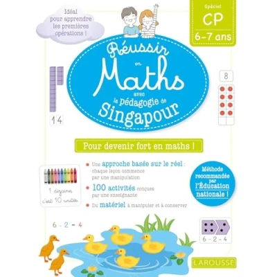 Afbeelding van Réussir en maths avec Montessori et la pédagogie de Singapour CP: Spécial CP 6 7 ans
