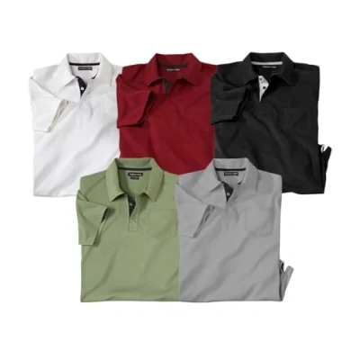 Afbeelding van ATLAS FOR MEN 5 pack polo&#039;s M