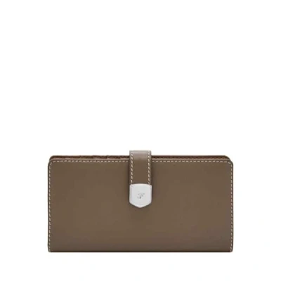 Afbeelding van FOSSIL Portemonnee Lennox Tab Bifold Smoke Bruine