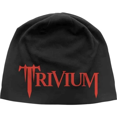 Afbeelding van Trivium Logo JD Print Beanie Muts Zwart