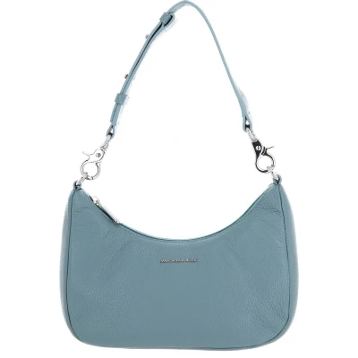 Afbeelding van MANDARINA DUCK Leren Schoudertas Mellow Leather Shoulderbag Mistral Blauwgrijs