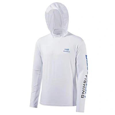 Afbeelding van Bassdash Vishoodie, heren, prestatieshirt met capuchon, UPF 50+ UV bescherming, lange mouwen, L
