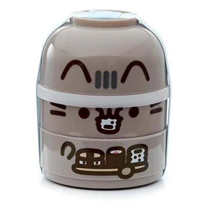 Afbeelding van Pusheen Gestapelde Ronde Bento Lunchbox
