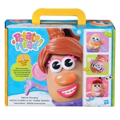 Afbeelding van Potato Head Express Yourspud speelset met 1 aardappellichaam en 32 accessoires, creatief peuter kleuterspeelgoed voor jongens meisjes vanaf 2 jaar