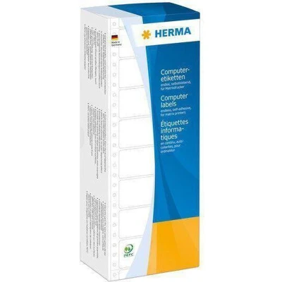 Afbeelding van Herma Computeretiketten 8291 eindloos 71,12x69,6 mm 1 banen wit papier