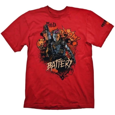 Afbeelding van Call of Duty Black Ops 4 T Shirt Battery Red
