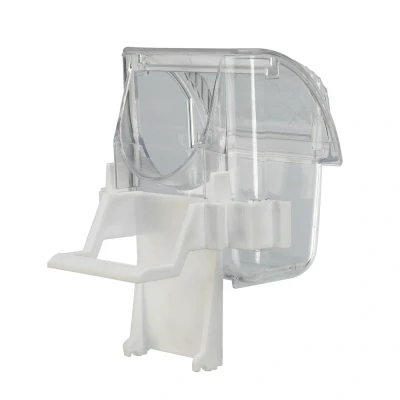 Afbeelding van Ferplast Voerbakje Fpi 4503 Vogel Voerbak Drinkbak 6.9x5.7x7.8 cm Wit Transparant