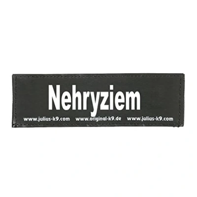 Afbeelding van Verwisselbare Patches, 1 paar, Nehryziem, Maat: Large, Zwart