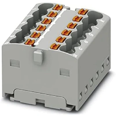 Afbeelding van Phoenix Contact 3002758 Verdeelblok 25.2 mm Spanveer Grijs 20 stuk(s)